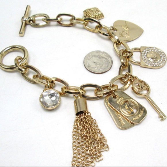 michael kors 7 charm bracelet